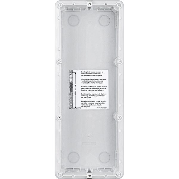 Sfera Modular Entrance Panel Flush Mounting Box 3 Module