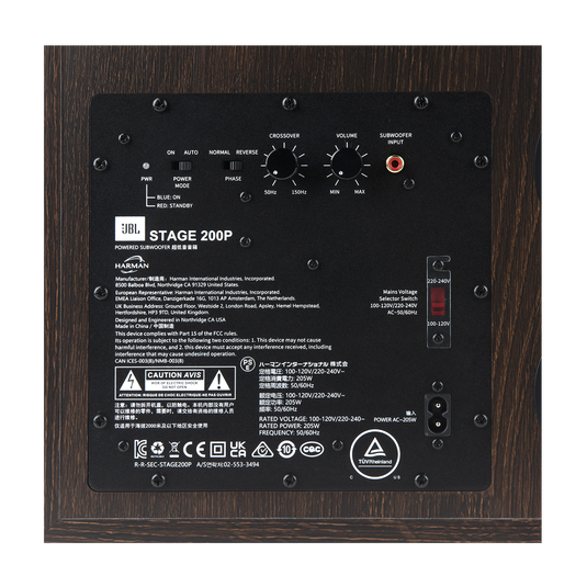 Stage 200P 10-inch (250mm) 300W Powered Subwoofer, Black - Image 4