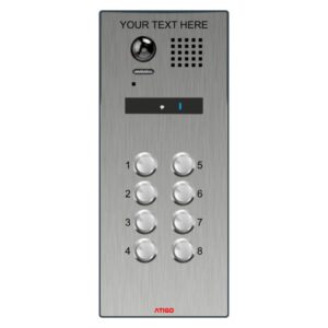 Atigo A408S - 2-wire surface digital video panel, 8 Button