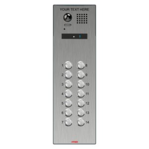 Atigo A414S - 2-wire surface digital video panel, 14 Button