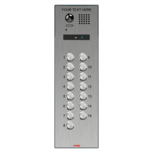 Atigo A415S - 2-wire surface digital video panel, 15 Button