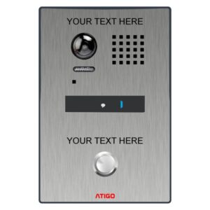 Atigo A401S - 2-wire surface digital video panel, 1 Button