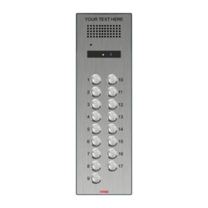 Atigo A417S - 2-wire surface digital video panel, 17 Button