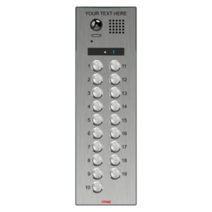 Atigo A419S - 2-wire surface digital video panel, 19 Button