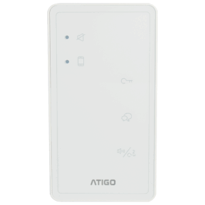 Atigo A1004 - 2-wire ultra-thin audio handsfree with three buttons