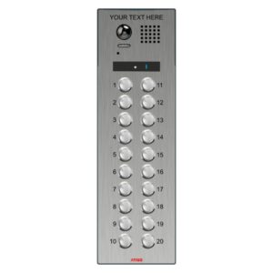 Atigo A420S - 2-wire surface digital video panel, 20 Button