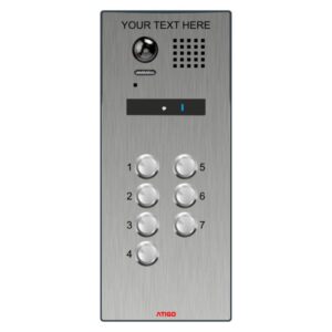 Atigo A407S - 2-wire surface digital video panel, 7 Button