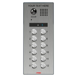 Atigo A412S - 2-wire surface digital video panel, 12 Button