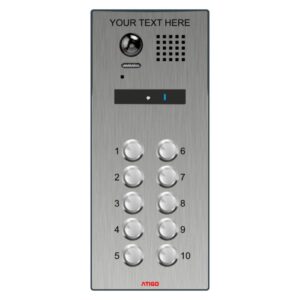 Atigo A410S - 2-wire surface digital video panel, 10 Button