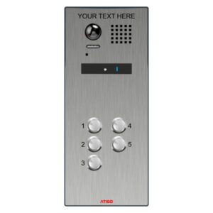 Atigo A405S - 2-wire surface digital video panel, 5 Button
