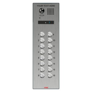 Atigo A416S - 2-wire surface digital video panel, 16 Button