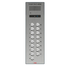 Atigo A317S - 2-wire surface audio panel, 17 Button