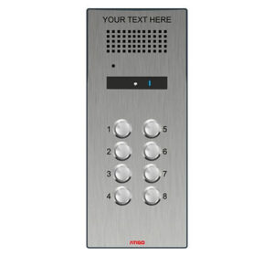 Atigo A308S - 2-wire surface audio panel, 8 Button