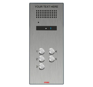 Atigo A305S - 2-wire surface audio panel, 5 Button