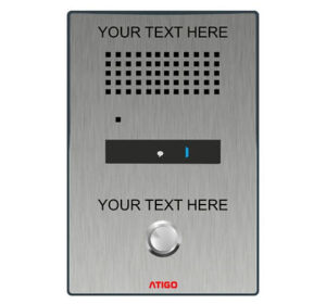 Atigo A301S - 2-wire surface audio panel, 1 Button