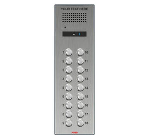 Atigo A318S - 2-wire surface audio panel, 18 Button