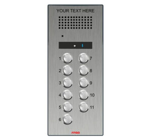 Atigo A311S - 2-wire surface audio panel, 11 Button