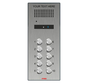 Atigo A310S - 2-wire surface audio panel, 10 Button